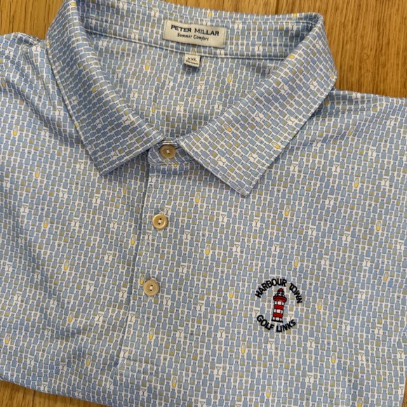 Peter Millar Summer Comfort Polo XXL Harbour Town GolfLinks Cocktail Hilton Head